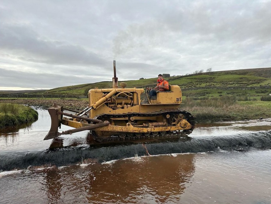 The new documentary series will see him doing farm work with heavy machinery