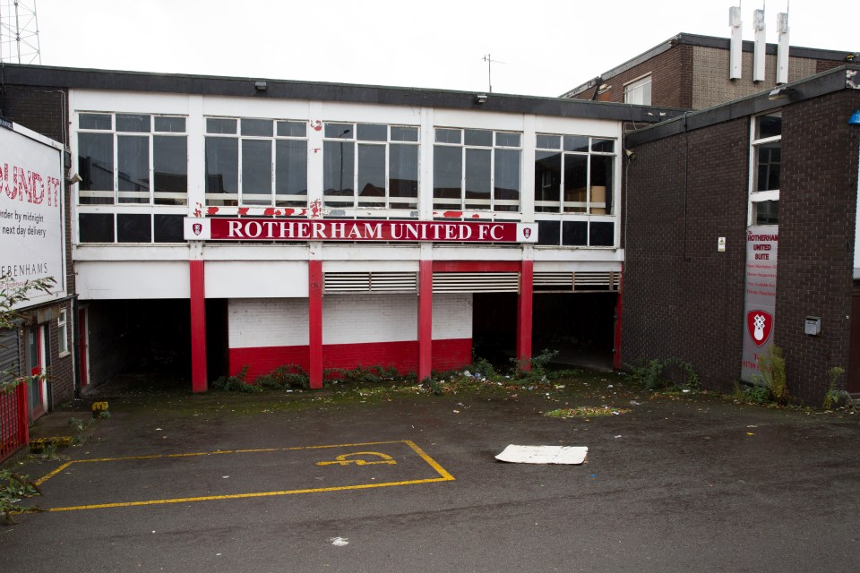 Rotherham's old ground has been left standing