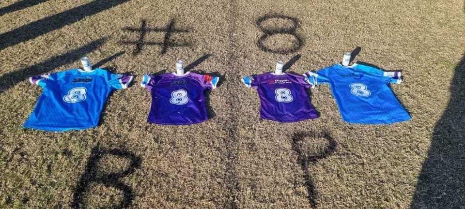 Aberglasslyn Ants retired their No8 jersey for the remainder of last season