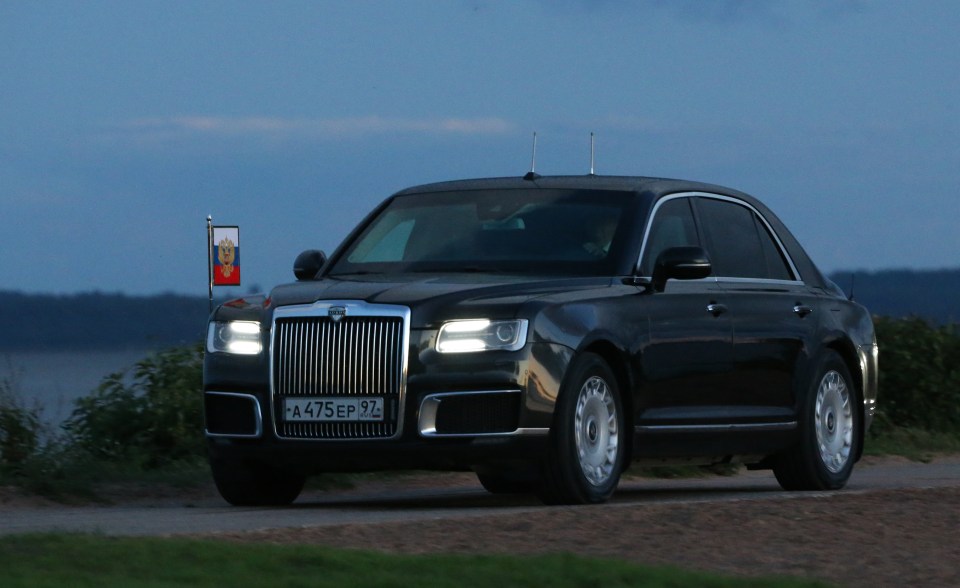 The Russian-made car costs roughly £350,000