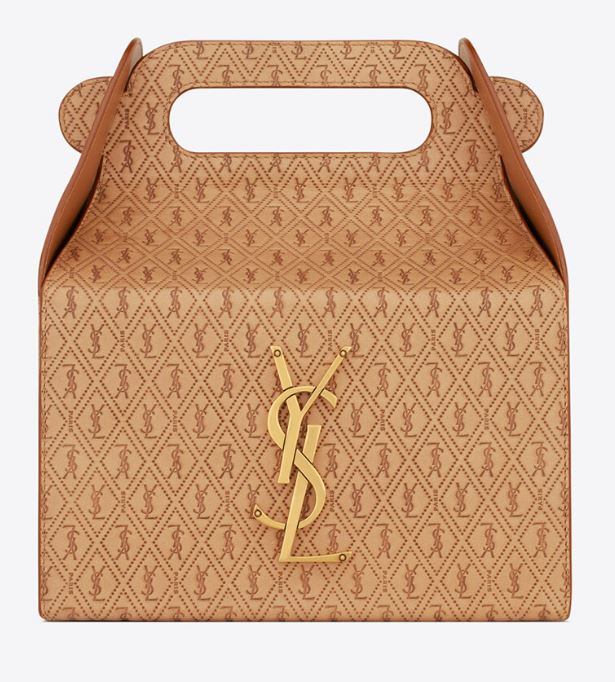 It may look like a humble takeaway cardboard box, but this Yves Saint Laurent design is leather and will set you back a hefty £1,350