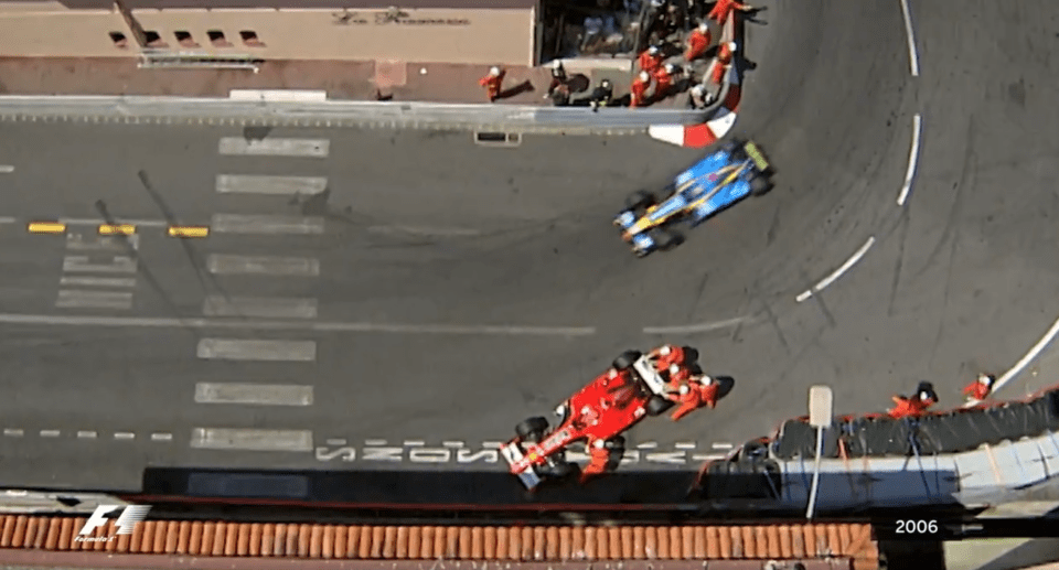 Schumacher was found to have stopped at Rascasse corner to stop his rival getting a better time