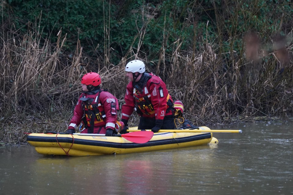 Searches are ongoing for the youngster