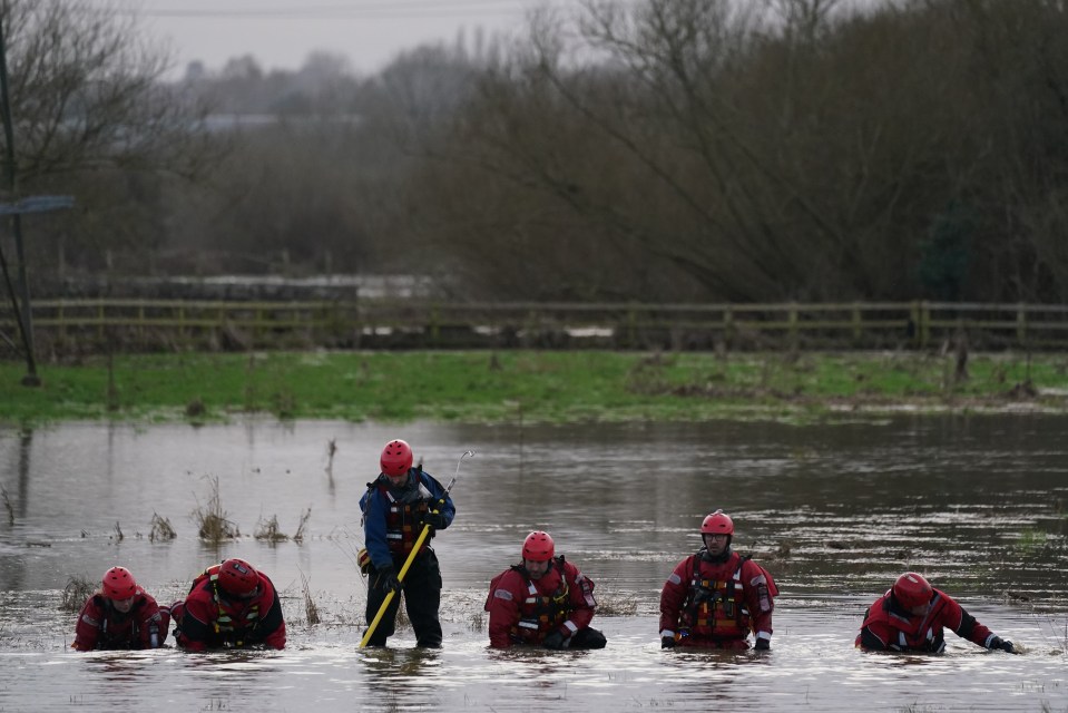 A search is ongoing for the two-year-old boy