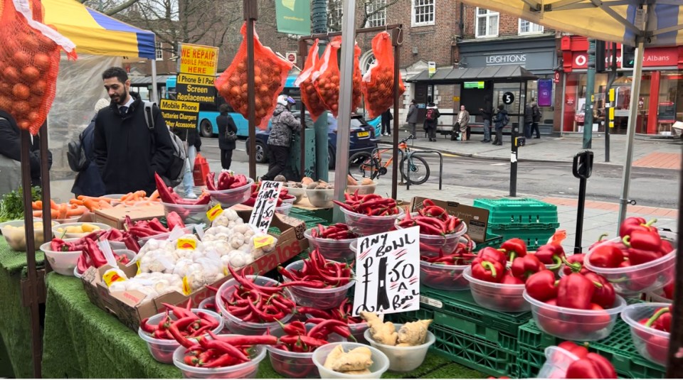 There are over 150 traders at the market