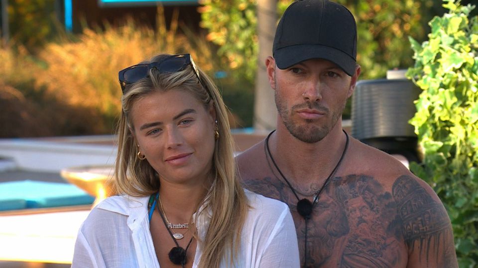 Arabella and Adam were dumped from the villa before the finale