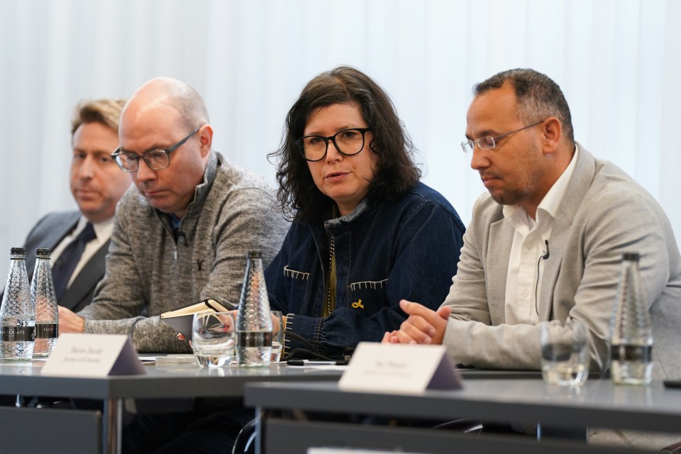 Stephen Brisley, Sharone Lifschitz and Sharon Sharabi