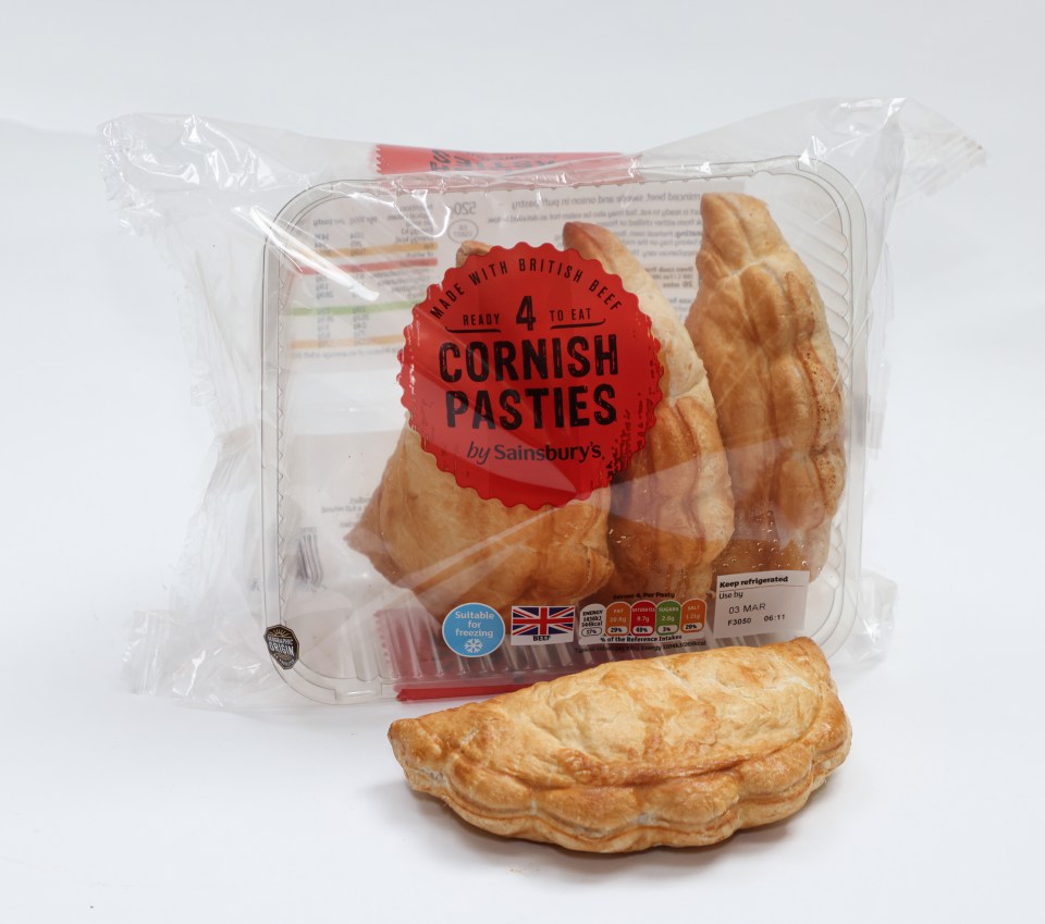 Sainsbury's pasties are Lynsey's winner