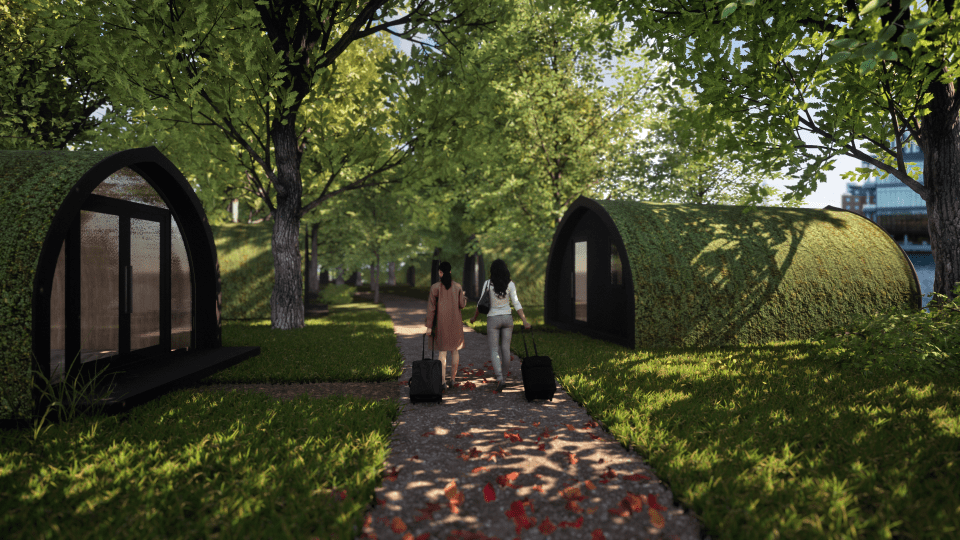 The site will have 59 glamping pods