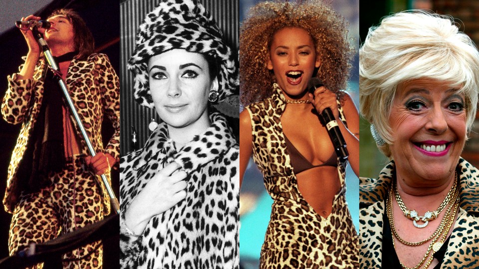 Celebs have rocked classic leopard print across the years