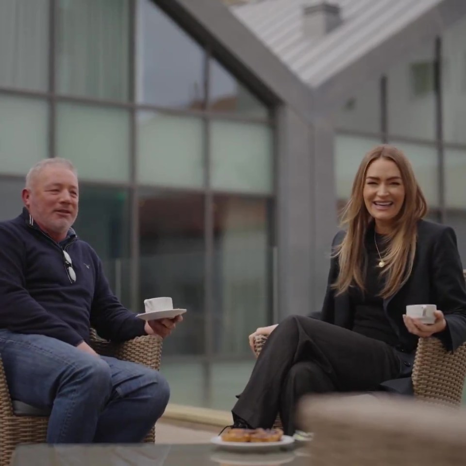 Laura Woods was chatting with Ally McCoist for a TNT Sports feature