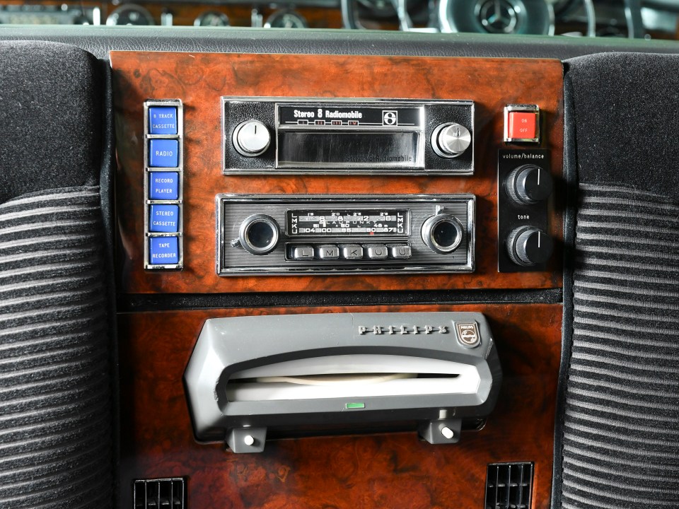 Lennon opted for a high-end radio and speaker system when the motor was made