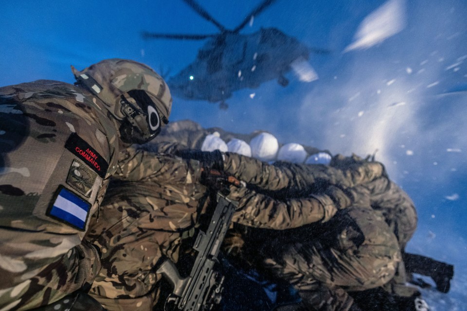 Preparing for combat with helicopter training in the harsh Norwegian snow