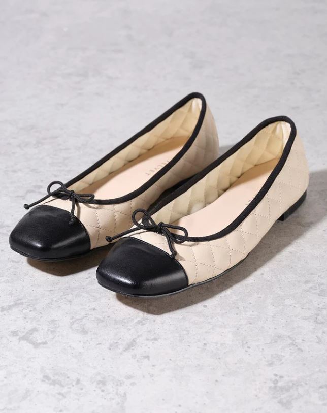 Mint Velvet’s neutral leather ballet pumps are £99