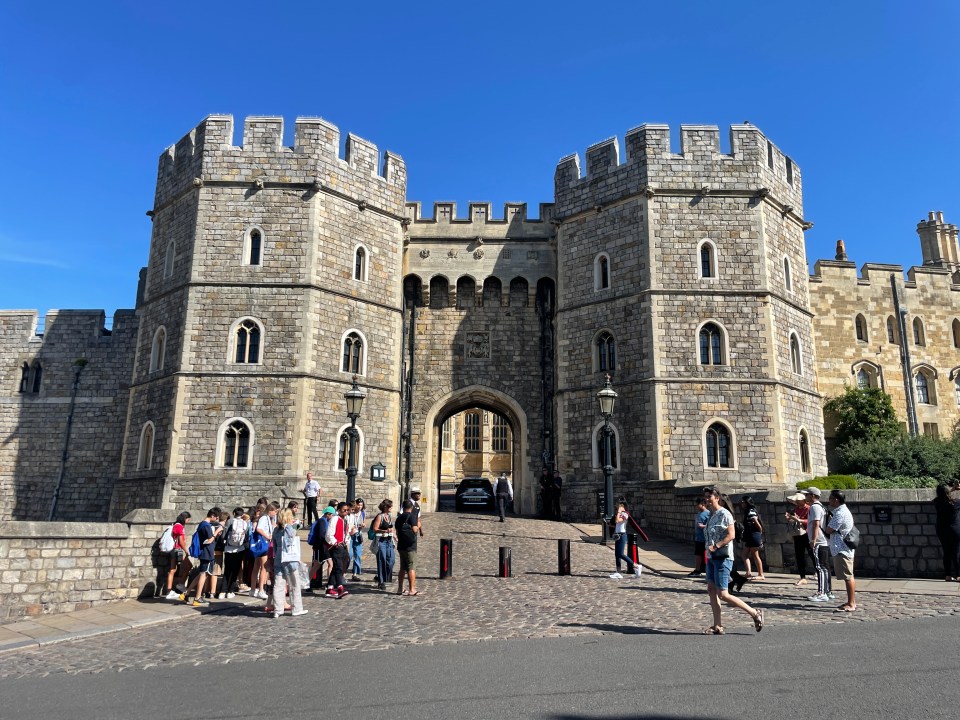 A trespasser sparked a security scare by snooping around the King’s private garden at Windsor Castle