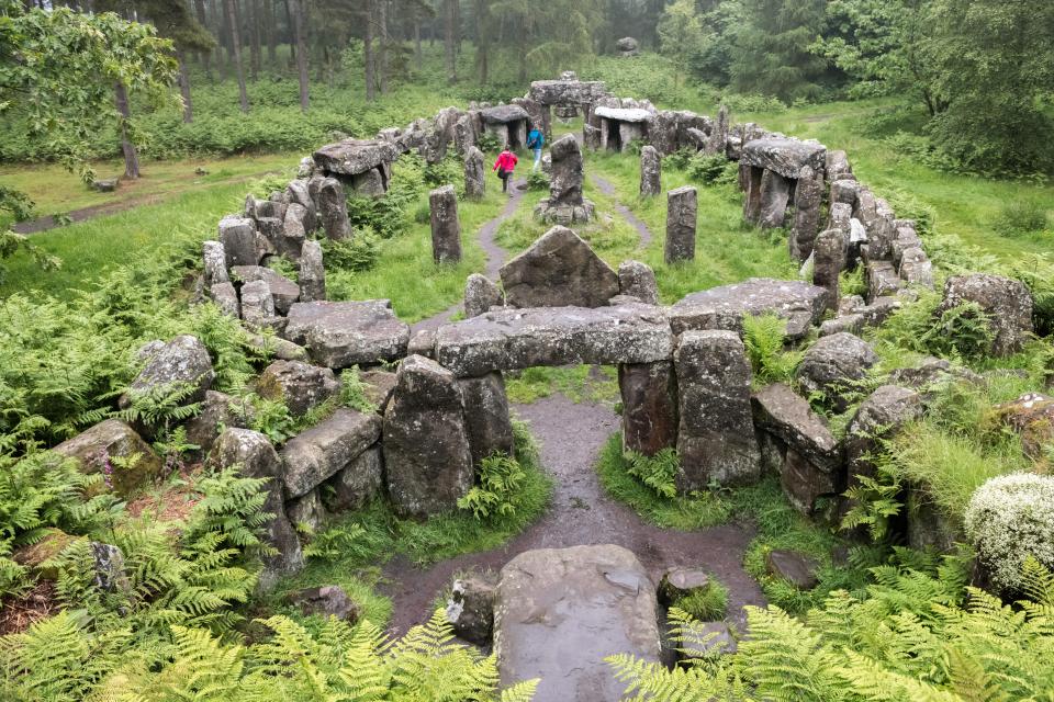 The Swinton Druids Temple is actually a modern folly with a fascinating history.