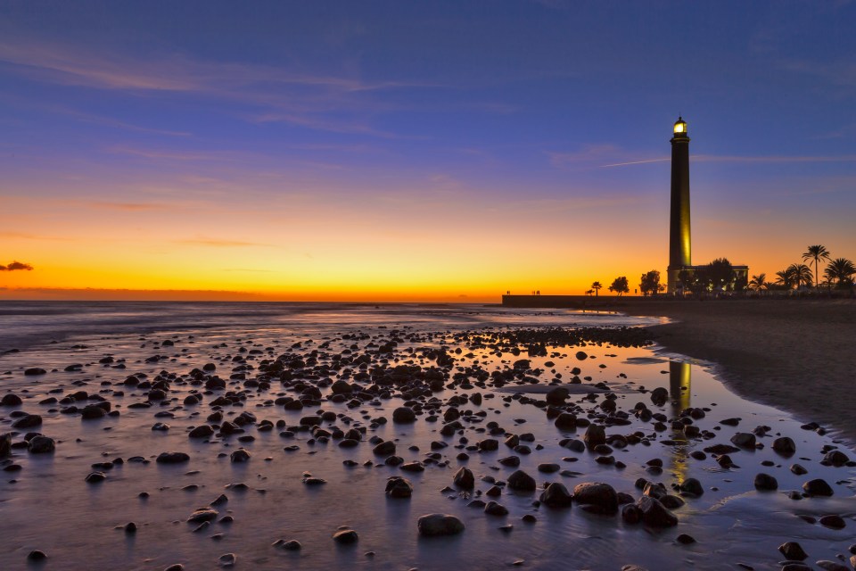 Playa de Maspalomas is a popular beach with family friendly facilities