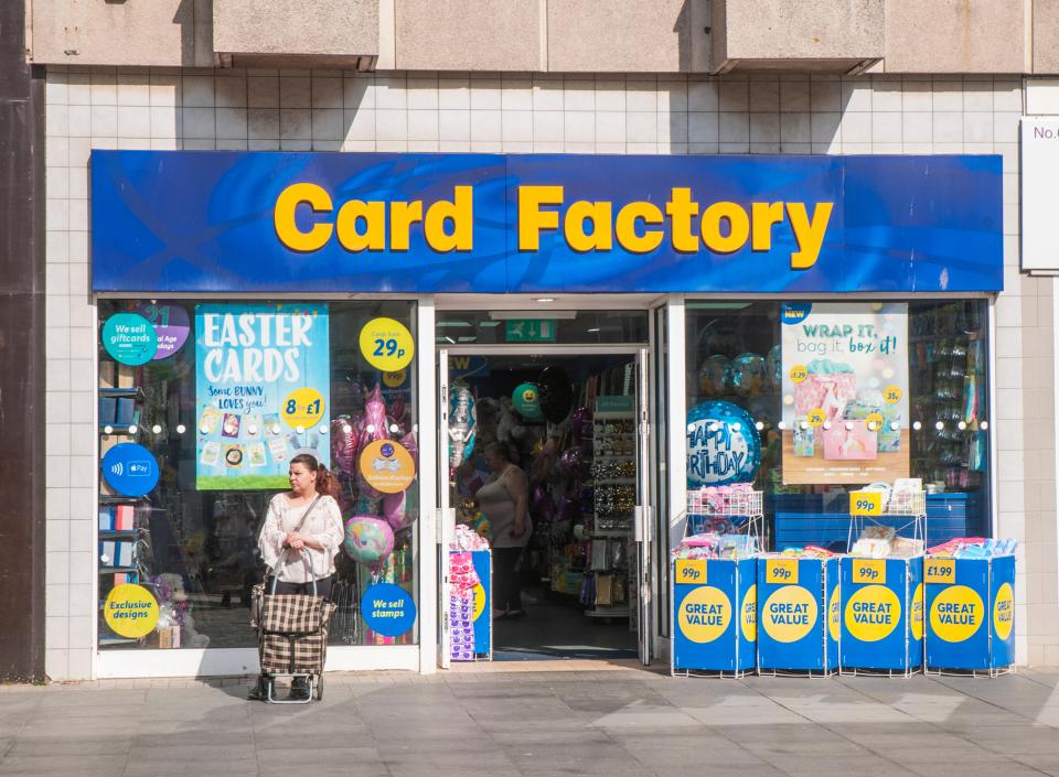 Card Factory has confirmed it is closing one of its branches