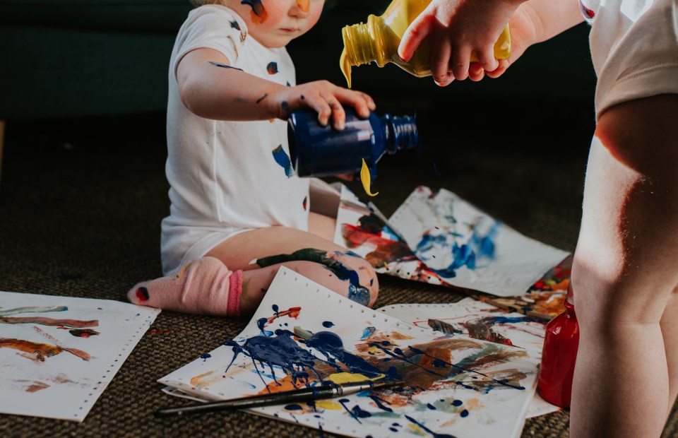 Kids get messy - a fact that's important to remember when dressing them for a day at nursery