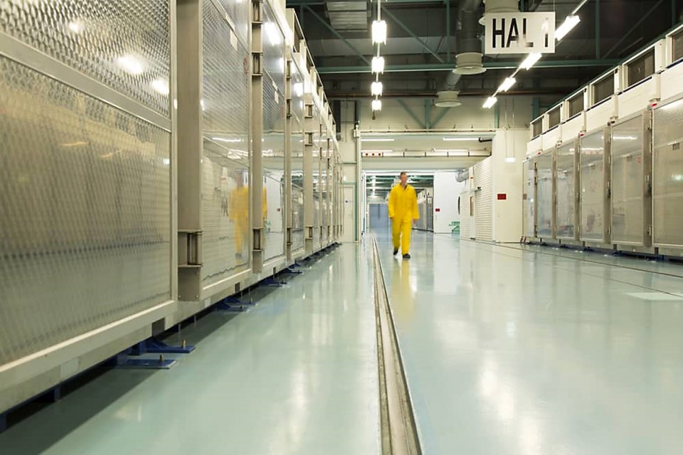 A rare glimpse inside the Fordo Uranium Conversion Facility in Qom, north Iran