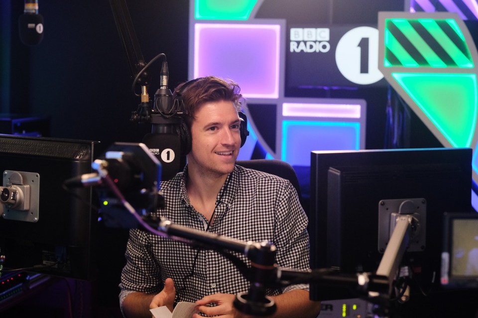 Greg James was left taken aback after a sex tape played out live on air