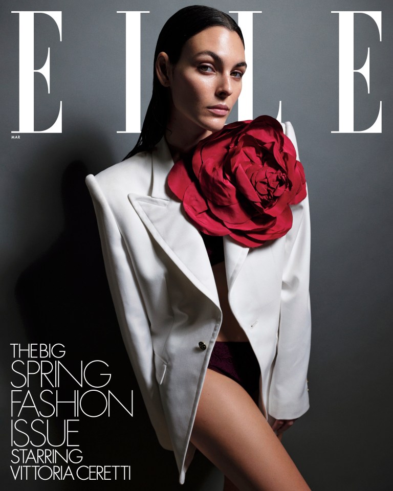 Vittoria is the new cover of this month's edition of Elle