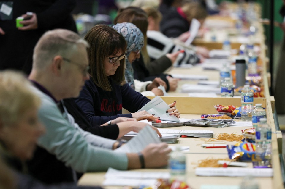 Votes were verified ahead of the start of the vote counting