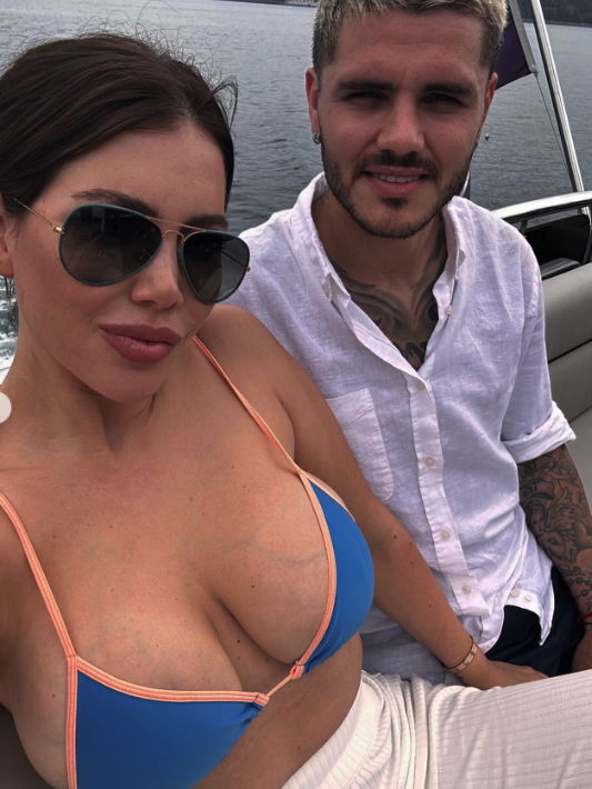 Wanda and Mauro Icardi regularly pose for pictures together