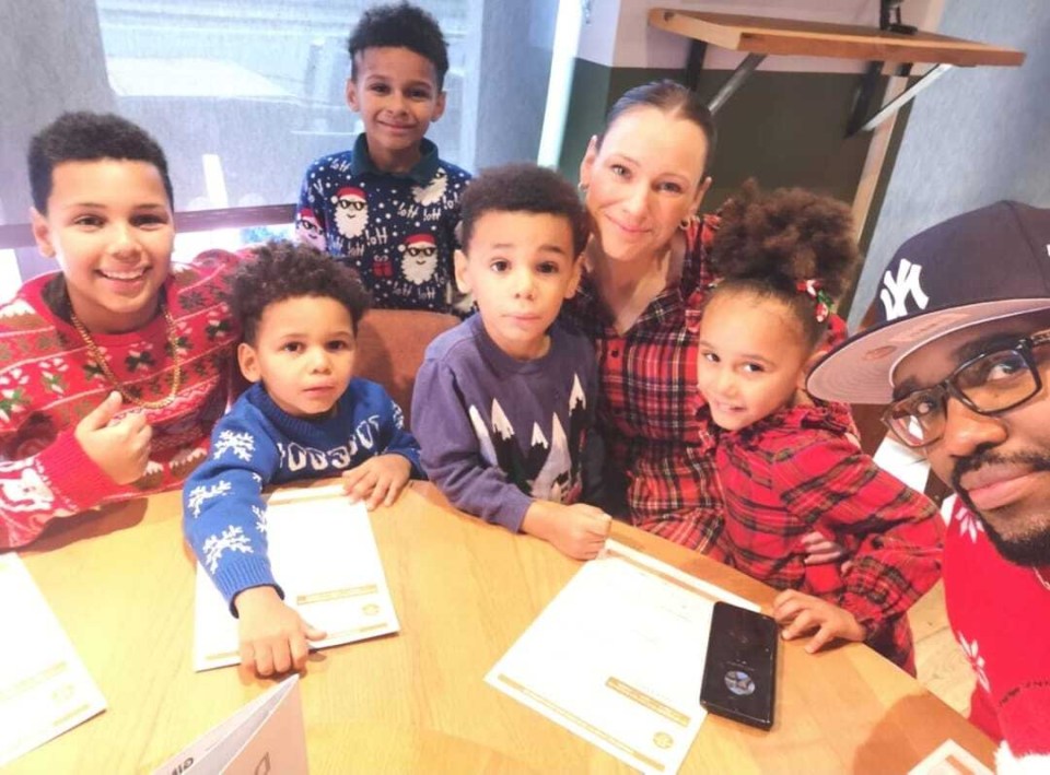 Gemma and Guy are parents to Crystal, 18 (not pictured), Curtis, 12, Cassius, seven, Clayah, five, Creeson, four, and Carmelo, three.