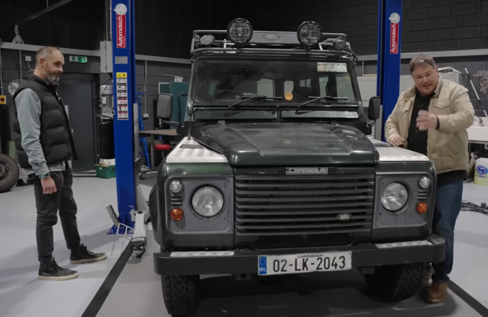 Mike's friend 'gifted' him this dinged up Land Rover