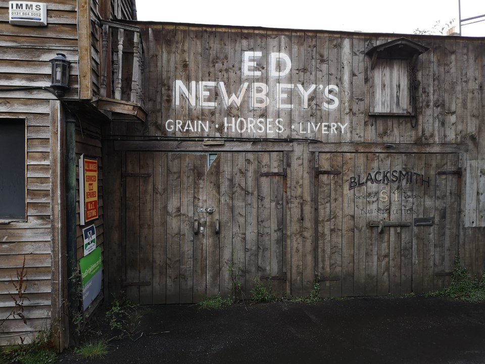 The street used to be an elaborate advert for a furniture shop