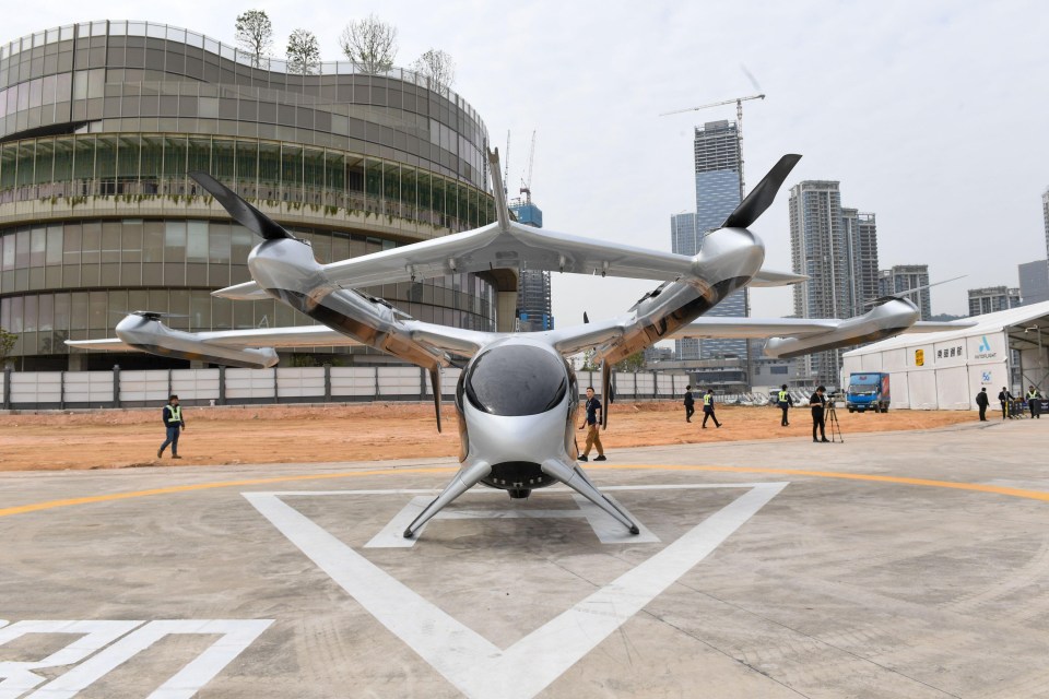 China has unveiled ‘omnicopter’ flying taxis