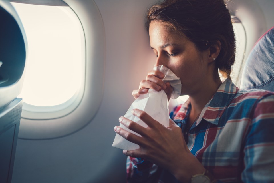 Experts warn against walking on a plane when feeling nauseous