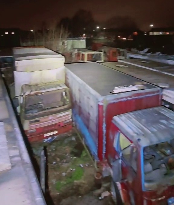 TikTok user Bearded Reality documented the spooky motors graveyard