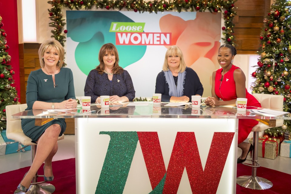 Ruth Langsford, Coleen Nolan, Linda Robson and Jamelia in 2015