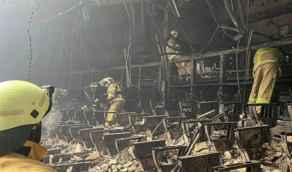 Bodies are still feared to be amongst the rubble and burned ruins