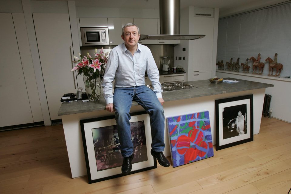 Louis Walsh has given a glimpse into his minimalist home