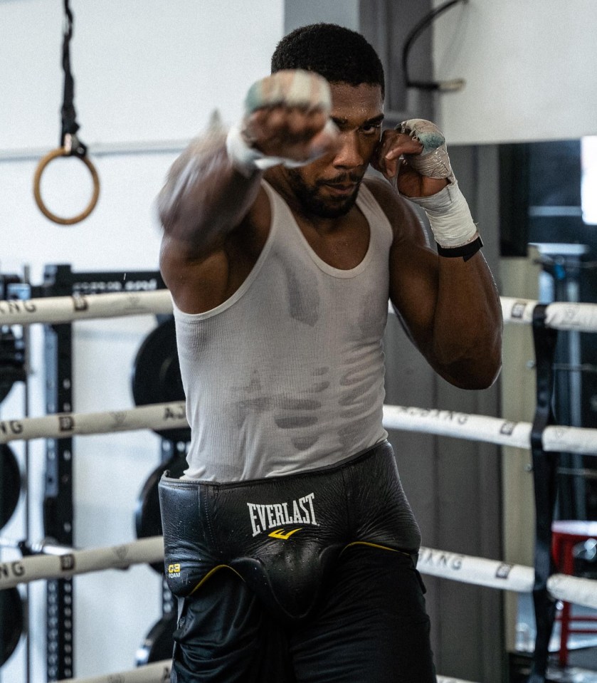 Anthony Joshua nows cut a leaner figure