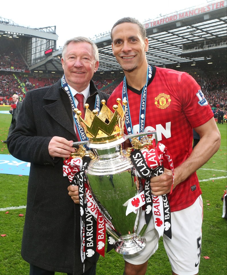 Ferdinand and Ferguson won six Premier League titles together