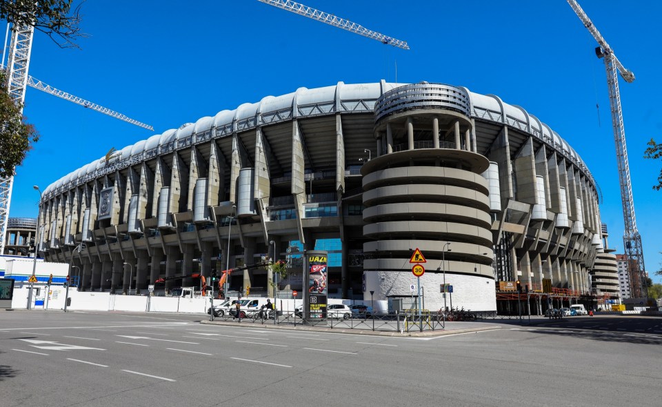 The Bernabeu has had a huge face lift on the outside too