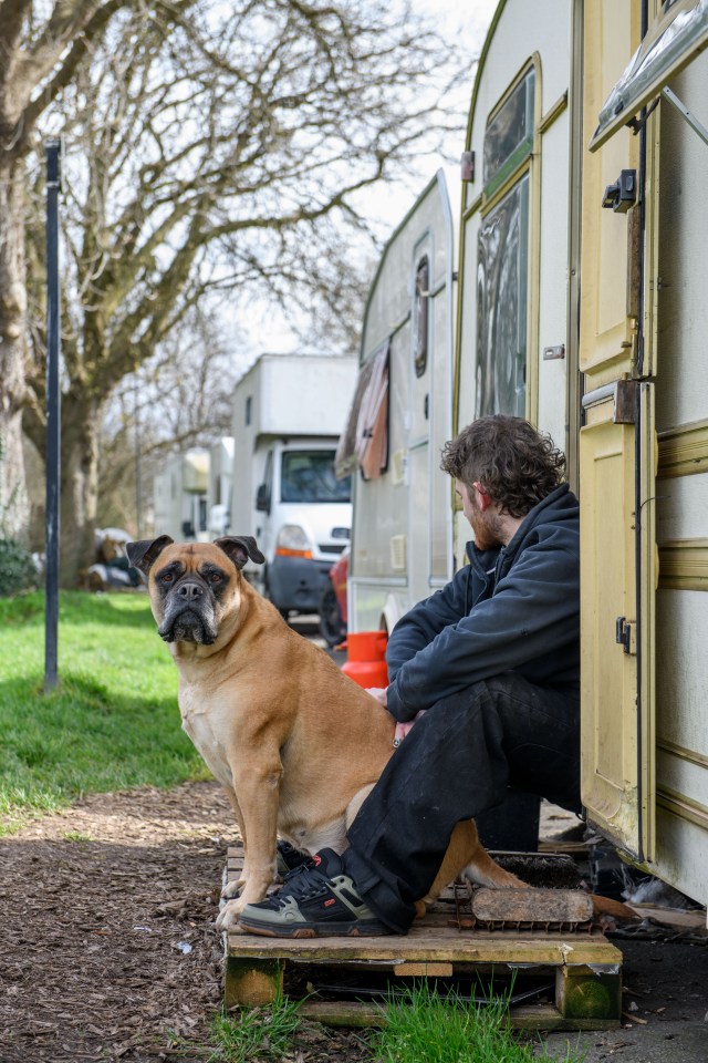 Anthony Evans was brought up in a van and says while he could afford to rent a house or flat, he doesn’t want to