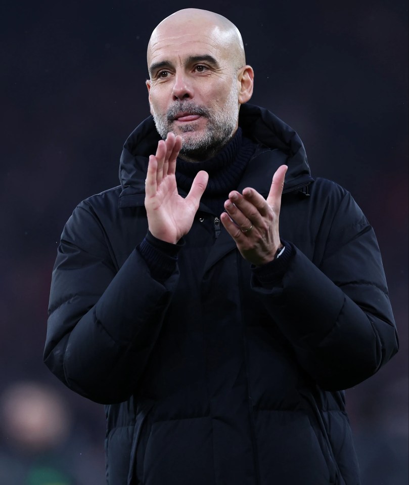 Pep Guardiola is the second-oldest manager in the top 10