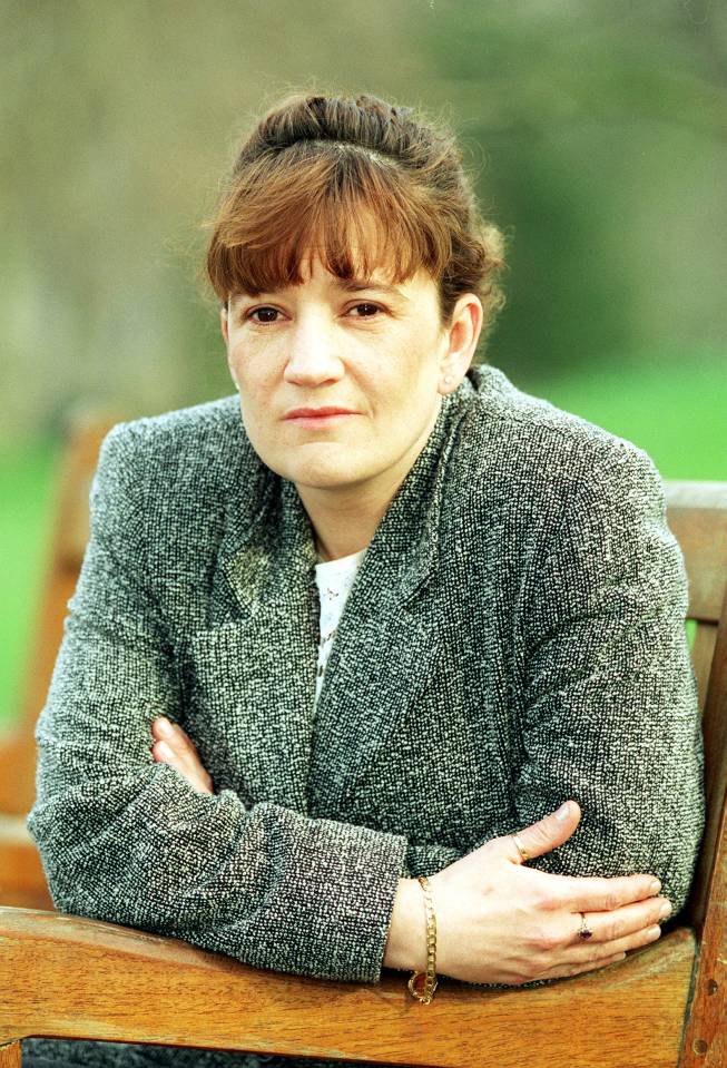 Annette Hewins pictured after her conviction was quashed by the Court of Appeal in 1999