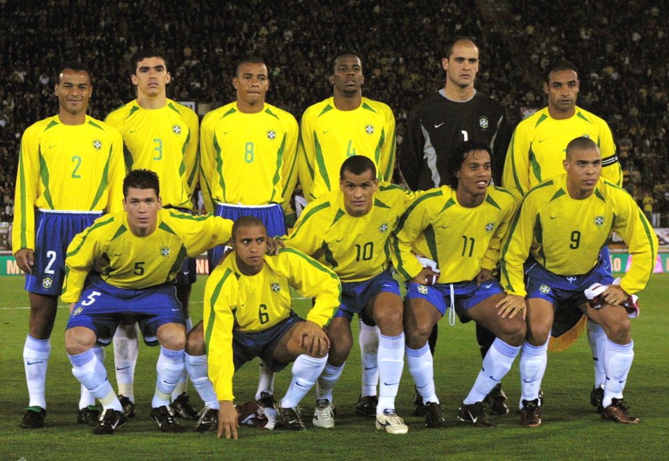 Two of Ronaldo's former Brazil team-mates have made it into his all-time XI