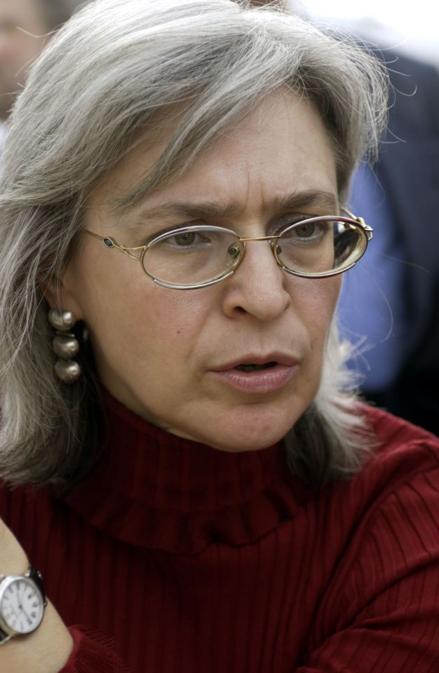 Investigative journalist Anna Politkovskaya was shot dead in a lift in her block of flats in Moscow