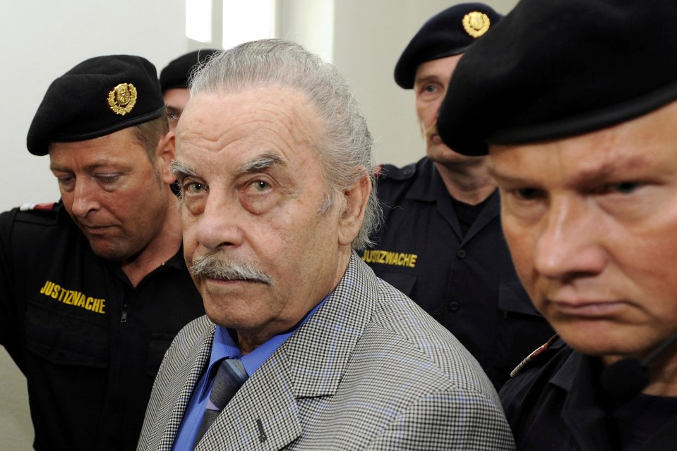 Fritzl pictured in court in March 2009