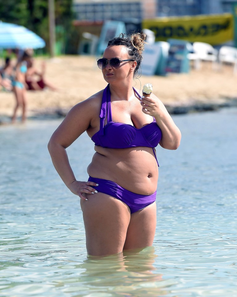 Chanelle went from a size 6 to 20 after binge eating and yoyo dieting