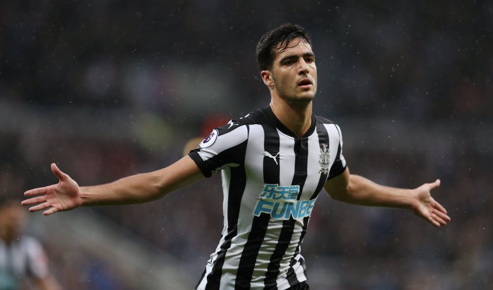 Merino previously spent one season at Newcastle United