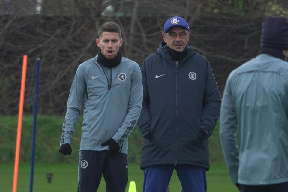 Jorginho also played under Sarri at Chelsea