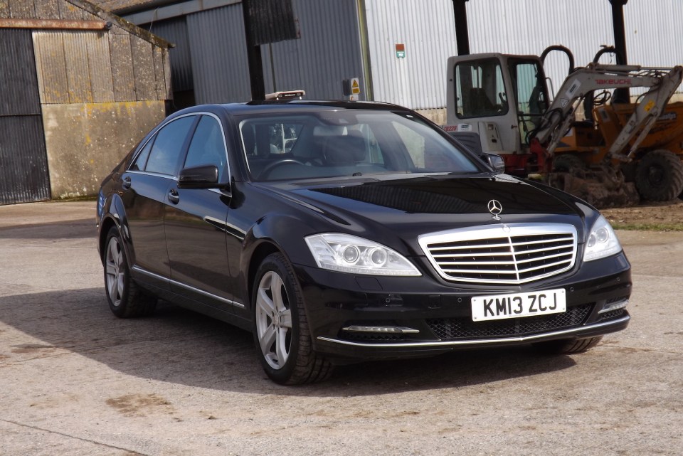 Nigel's owned a wide selection of swish whips over the years, including a luxury Mercedes